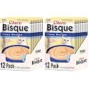 INABA Churu Bisque for Cats,Creamy Lickable Purée Side Dish with Vitamin E,1.4 Ounces per Pouch,Tuna Recipe,(Pack of 24)