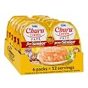 INABA Churu Entree Pate Senior Wet Cat Food Cup, Chicken Tuna, 1 Count (Pack of 48)