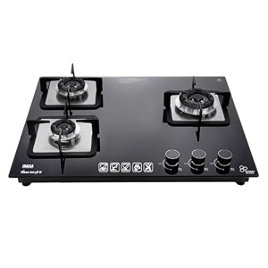 inasla premium 3 burner 70cm gas stove5yr warranty on glass amp 2yr on burner8mm toughened glassauto ignitionjumbo brass burnerlpg ready amppng compatible360 gas nozzlemilano arte3b