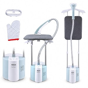 inalsa standing iron garment steamer-2000 wvariable control knob 17 l detachable water tankadjustable iron boardvertical amp horizontal steaming up to 30gmin28 sec fast heating-steam master plus
