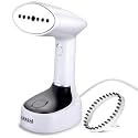 INALSA TravelPress 1500W Garment Steamer for Clothes|180ml Water Tank|Stainless Steel Steam Head|20g/min Continuous Steam|360° Swivel Cord|Fast Heat Up|Portable Handheld Fabric Steamer 1 Year Warranty