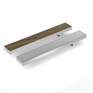 inart dual insert 304 stainless steel invisible shower drain channel 24x4 inches  waste water floor drain jali for 13mm tile with trap - 5 year warranty