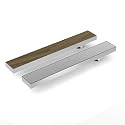 InArt Dual Insert 304 Stainless Steel Invisible Shower Drain Channel (24x4 Inches) | Waste Water Floor Drain Jali for 13mm Tile with Trap - 5 Year Warranty