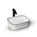 InArt Table Top Wash Basin Design 40 x 30 CM Counter Basin Gold Color