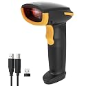 Inateck 1D Bluetooth Barcode Scanner with 2600mAh Battery, Plug-and-Play Wireless CCD Reader for Inventory, Library & Warehouse, Compatible with Windows, Mac, iOS, Android, BCST-24