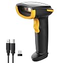 Inateck Bluetooth Barcode Scanner, 1D 2D QR Code Scanner Wireless with 2.4G, Bluetooth, and USB 3-in-1, 2600mAh Battery, Includes APP and SDK, Support Screen Scanning, BCST-23 Black