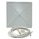 Inbrella 100 White Polystyrene Plastic Ceiling Tile Leak Diverter, 2' x 2'