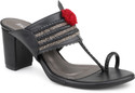 Inc.5 Women Heels Sandal Black 3