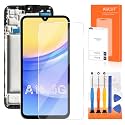 INCELL for Samsung Galaxy A15 5G Screen Replacement for Samsung A15 5G LCD Display SM-A156U SM-A156P SM-A156W LCD Digitizer Screen Touch Assembly Black with Frame