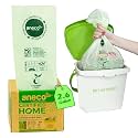 (Include 10 Bonus Bags) ANECO 100% Compostable Waste Bags 2.6 Gallon