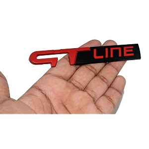 incognito gt line badge sticker for all cars metal d