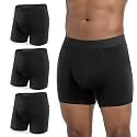 Incontinence Underwear for Men 3.0 oz Protective Boxer Briefs 3 Pack 2XL