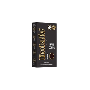 indalo ammonia-free vibrant hair color with natural ingredients amp long lasting result  suitable for all hair types - 100 g brown