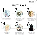 Indalo Natural Black Hair Color Herbal Based Ammonia Free with Brahmi, Shikakai, Amla &amp; Baheda | Natural Conditioning, Anti Dandruff &amp; Long Lasting Hair Color For Women and Men – 100gm Each (Pack of 2)