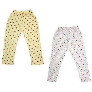 indi weaves girls super soft cotton solid capri pants pack of 2