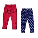 indi weaves Girls Super Soft Cotton Solid Capri Pants Pack of 2