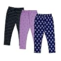 indi weaves Girls Super Soft Cotton Solid Capri Pants Pack of 2