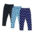 indi weaves Girls Super Soft Cotton Solid Capri Pants Pack of 2