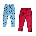 indi weaves Girls Super Soft Cotton Solid Capri Pants Pack of 2
