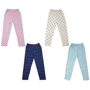 indi weaves regular fit cotton printed girls pyjamas set