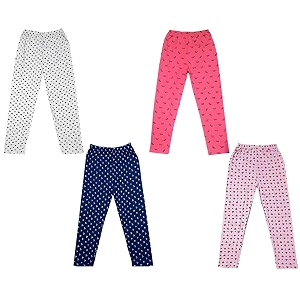 indi weaves regular fit cotton printed girls pyjamas set