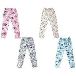 indi weaves regular fit cotton printed girls pyjamas set