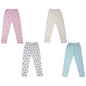 indi weaves Regular Fit Cotton Printed Girls Pyjamas Set