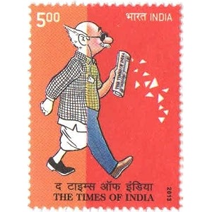 india 2013 the times of india stamp