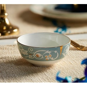 india circus by krsnaa mehta regal romance bone chian dining bowl katori for serving dinner dessert snacks and more  140 ml  set of 1
