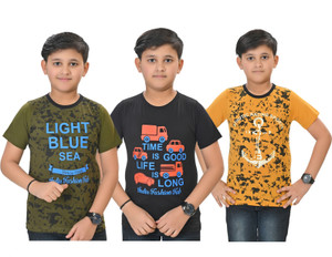 INDIA FASHION FAB Boys Printed Pure Cotton