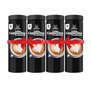 india flavor cappuccino coffee  creamy smooth instant coffee powder  400 gm coffee 100 servings