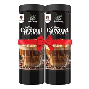 india flavour caramel coffee plastic bottle rich instant coffee powder no chicory  200 gm coffee 100 servings