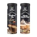 India Flavour Aromatic Blends Adarak Elaichi Tea and Tandoori Tea Combo Pack for Relieving Stress Flavoured Chai (100 Gram Each, Pack of 2)