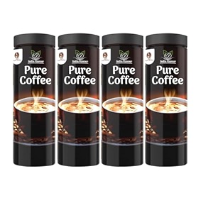india flavour aromatic flavoured instant hot and cold coffee combo pack for relieving stress 100 gram each pack of 1 pack of 4 pure coffee