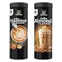 India Flavour Aromatic Flavoured Instant Hot And Cold Hazelnut Coffee and Almond Coffee Combo Pack for Relieving Stress (100 Gram Each Set of 2)