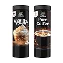India Flavour Aromatic Flavoured Instant Hot And Cold Pure Coffee and Vanilla Coffee Combo Pack for Relieving Stress (100 Gram Each Set of 2)