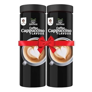india flavour cappuccino coffeecreamy smooth instant coffee powder plastic bottle200 gm coffee 100 servings