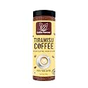 India Flavour Instant Tiramisu Coffee – Italian Dessert-Inspired | 100 Cups in 200gm | Rich &amp; Creamy | Hot &amp; Cold | Instant Coffee Powder | Agglomerated Coffee (200gm, Tiramisu Flavour)