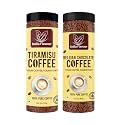 India Flavour Instant Tiramisu and Instant Belgian Chocolate Coffee | Hot &amp; Cold Granule (100g Pack of 2)