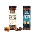 India Flavour Mushroom and Shilajit Coffee – Energy &amp; Stamina Boosting Blend with 100% Pure Coffee | 100gm Pack of 2