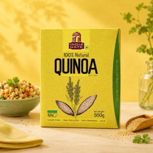 india gate natural quinoa 500 g  gluten free  quinoa 500 g