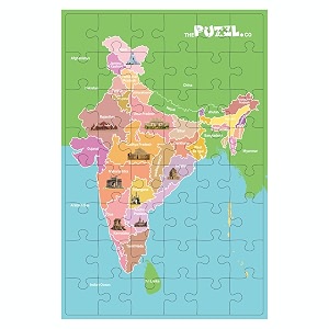 India Map Puzzle for Kids 5 Years