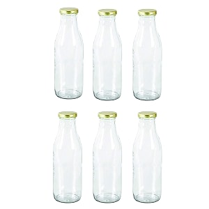 India. Milk Water and Juice Glass Bottle
