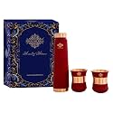 INDIAN ART VILLA Copper Bottle &amp; Glass Set - 800 ml Water Bottle &amp; 2 Glasses (300 ml Each) with Red Pyramid Ombre Silk Finish, Perfect for Gifting &amp; Everyday Use