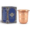 INDIAN ART VILLA Copper Pooja Glass -