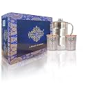 Indian Art Villa Steel Copper Luxury Jug with 2 Glass Gift Set – Durable and Elegant Drinkware, Ayurvedic Health Benefits, Perfect for Home, Office, Gifting, Festivals, and Special Occasions