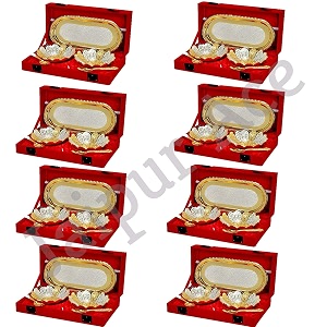 indian brass bowl set pack of 2 golden pack of 8 200 ml