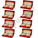Indian Brass Bowl Set, Pack of 2, Golden (Pack of 8) 200 ml