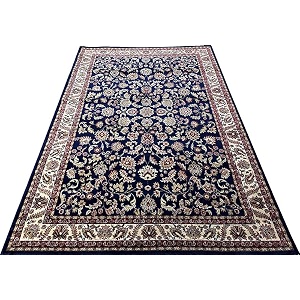 royal look design soft 5 feet x 7 feet blue colour carpets for home living room bedroom dining room