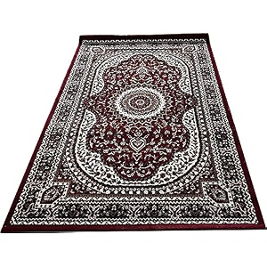 carpet for living room bedroom dining room hall floor kitchen office new kashmiri design persian silk guest room hall 6 feet x 9 feet maroon colour